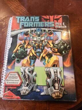 Transformers Mix & Match Spiral Book David Roe 2007 Reader's Digest